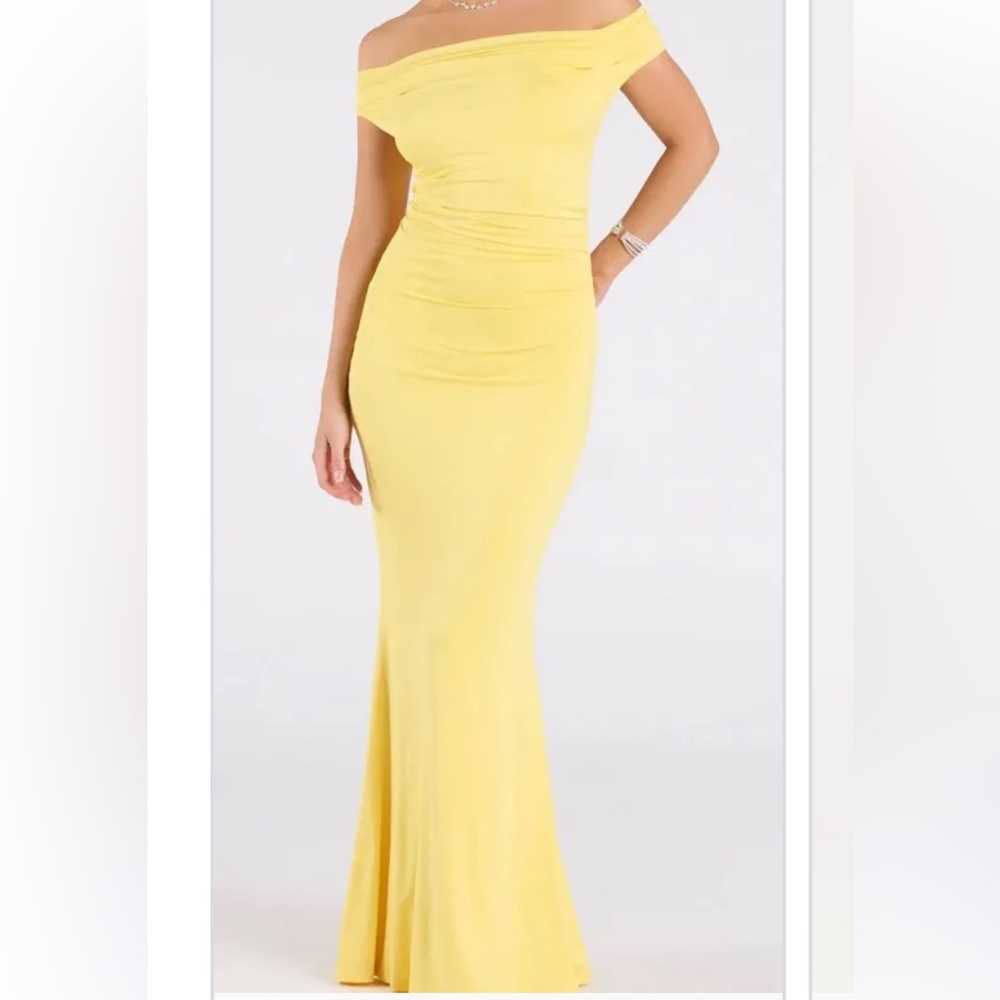Windsor yellow maxi dress